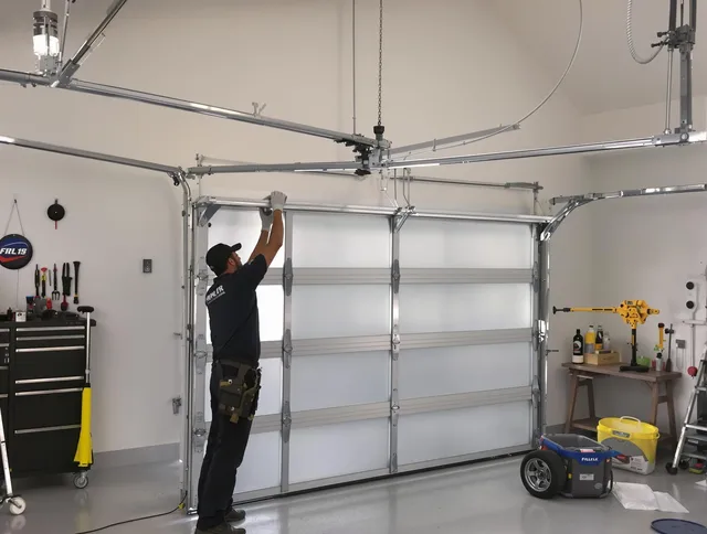 Downey Garage Door Repair certified team performing precision garage door installation in Downey