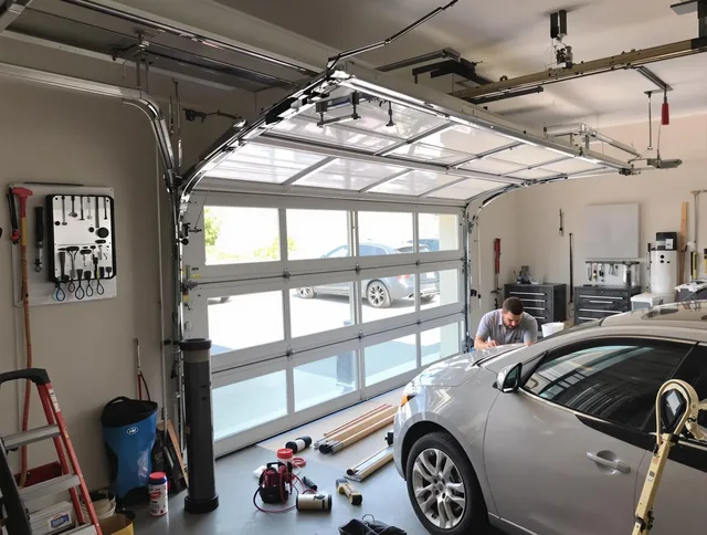 Garage door noise reduction service by Downey Garage Door Repair in Downey