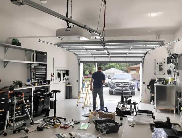 Garage door opener installation by Downey Garage Door Repair in Downey