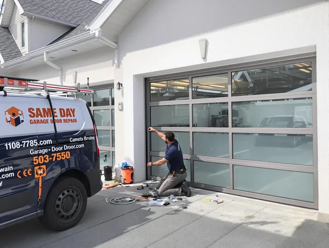 Same-day garage door repair service by Downey Garage Door Repair in Downey